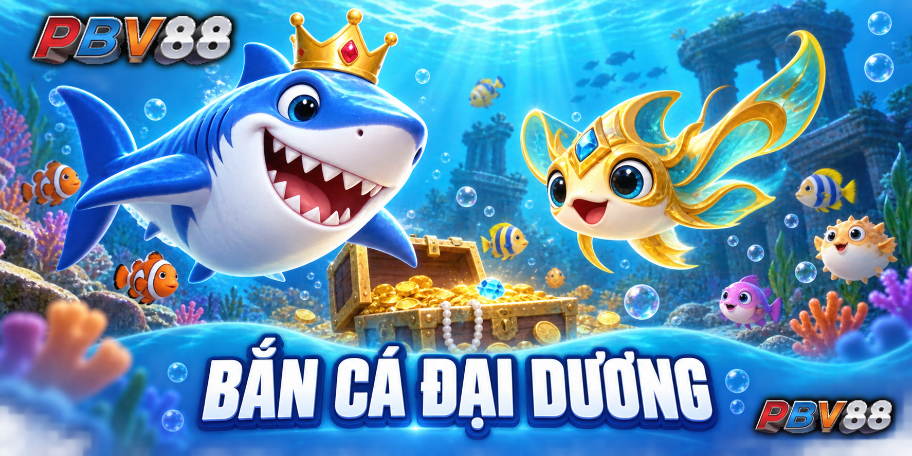 Hình minh họa bắn cá đại dương PBV88