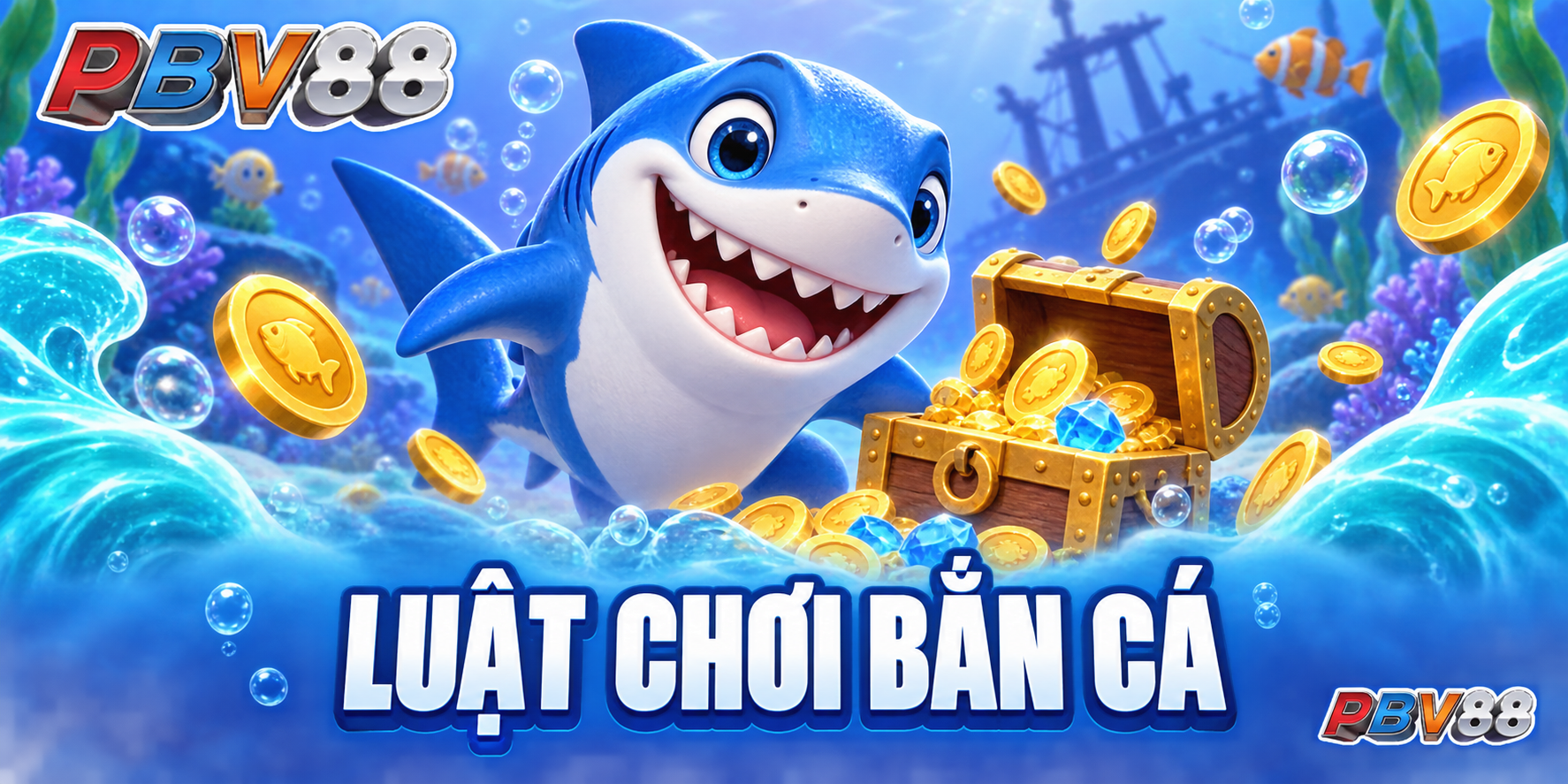 Hình minh họa luật chơi bắn cá PBV88
