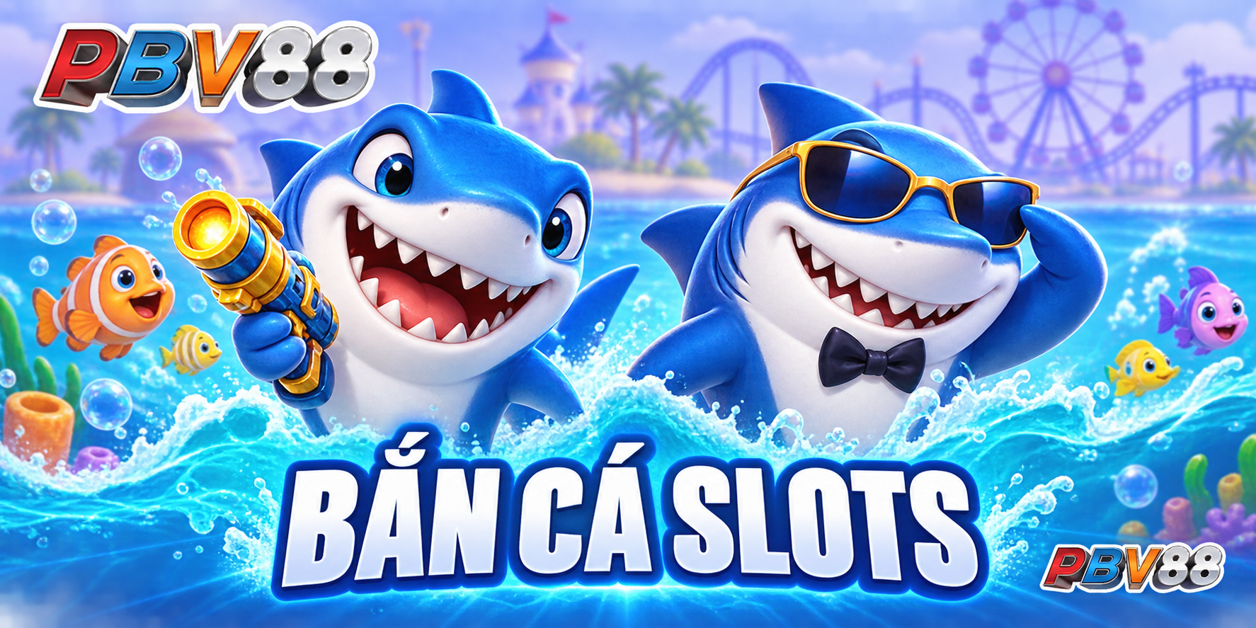 Hình minh họa chuyên mục bắn cá slots PBV88
